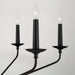 Capital Lighting 451562MB Wilder Six Light Chandelier, Matte Black Alternate Image 3.jpg