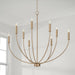 Capital Lighting 452191AD Ansley Nine Light Chandelier, Aged Brass Alternate Image 3.jpg