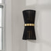 Capital Lighting 641221KP Cecilia Two Light Wall Sconce, Black Rope and Patinaed Brass Alternate Image 2.jpg