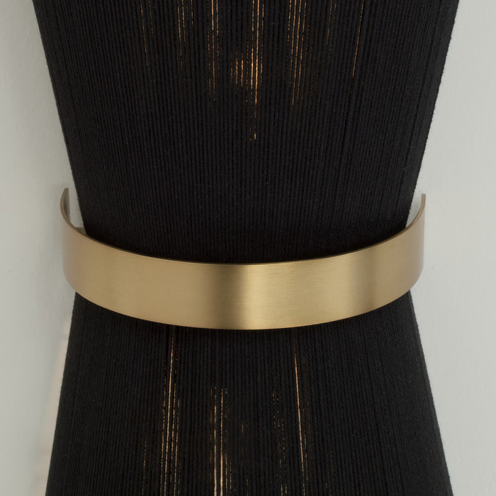 Capital Lighting 641221KP Cecilia Two Light Wall Sconce, Black Rope and Patinaed Brass Alternate Image 4.jpg