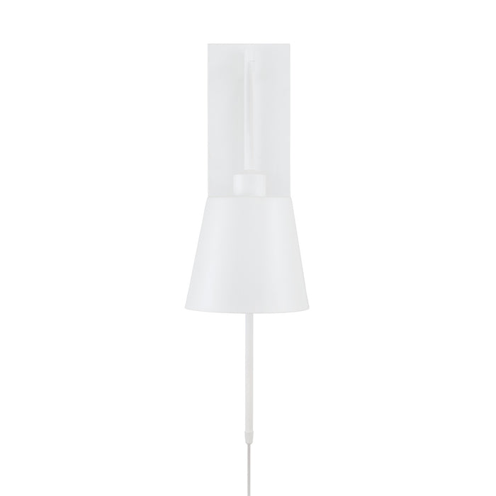 Capital Lighting 651311WE Alden One Light Wall Sconce, Matte White Alternate Image.jpg