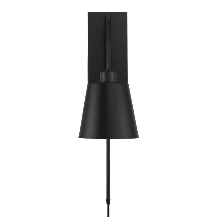 Capital Lighting 651311MB Alden One Light Wall Sconce, Matte Black Alternate Image.jpg