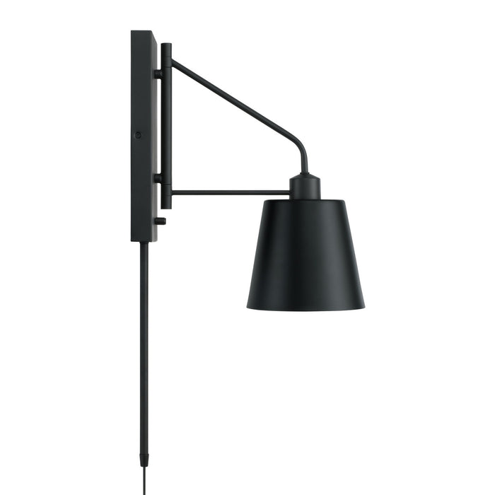 Capital Lighting 651311MB Alden One Light Wall Sconce, Matte Black Alternate Image 2.jpg