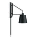 Capital Lighting 651311MB Alden One Light Wall Sconce, Matte Black Alternate Image 2.jpg