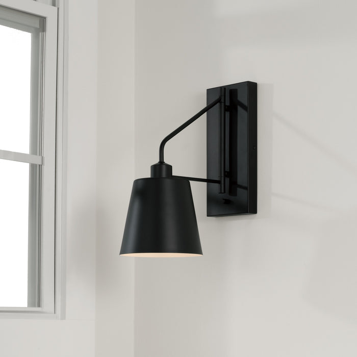 Capital Lighting 651311MB Alden One Light Wall Sconce, Matte Black Alternate Image 3.jpg