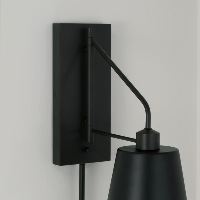 Capital Lighting 651311MB Alden One Light Wall Sconce, Matte Black Alternate Image 6.jpg