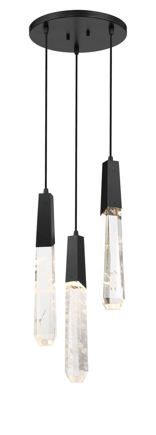 George Kovacs P1284-66A-L Drifting Droplets LED Pendant, Coal Alternate Image.jpg