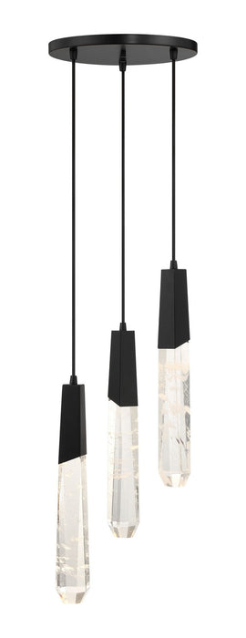 George Kovacs P1284-66A-L Drifting Droplets LED Pendant, Coal Alternate Image 3.jpg