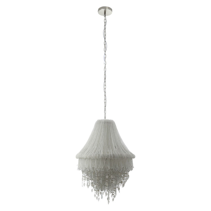 Metropolitan N1513-613 Crystal Reign Three Light Flush Mount, Nickel Alternate Image 2.jpg