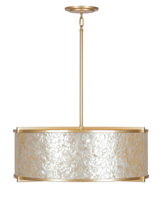 Metropolitan N1935-760 Sommers Bend Six Light Pendant, Capiz Shell Gold Alternate Image 2.jpg