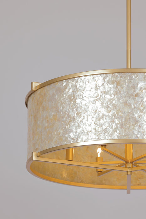 Metropolitan N1935-760 Sommers Bend Six Light Pendant, Capiz Shell Gold Alternate Image 4.jpg